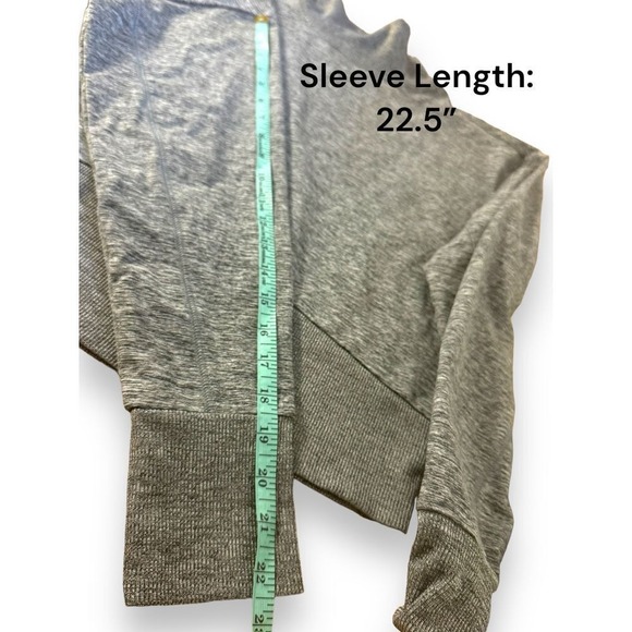 Zella Heather Gray Short Cropped Pullover Sweatshirt Size Small - Picture 7 of 10